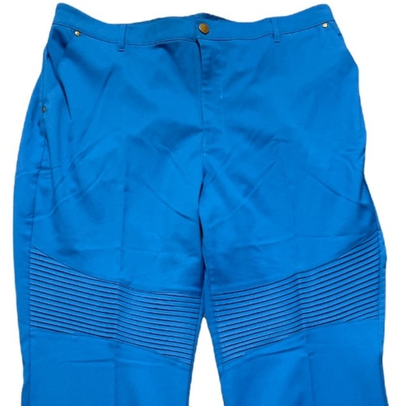 Rant Turquoise Medical Srubs pants with Moto design. Size XL - Picture 2 of 11